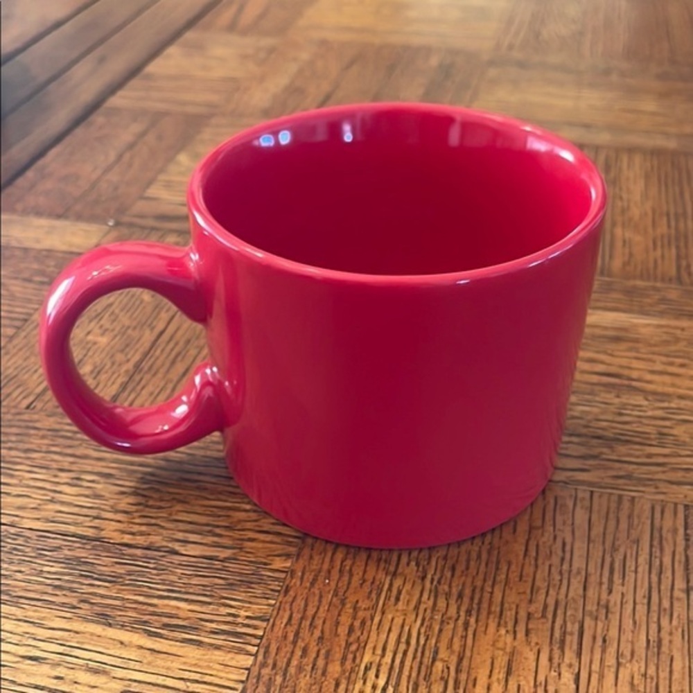 The little red mug from Starbucks
